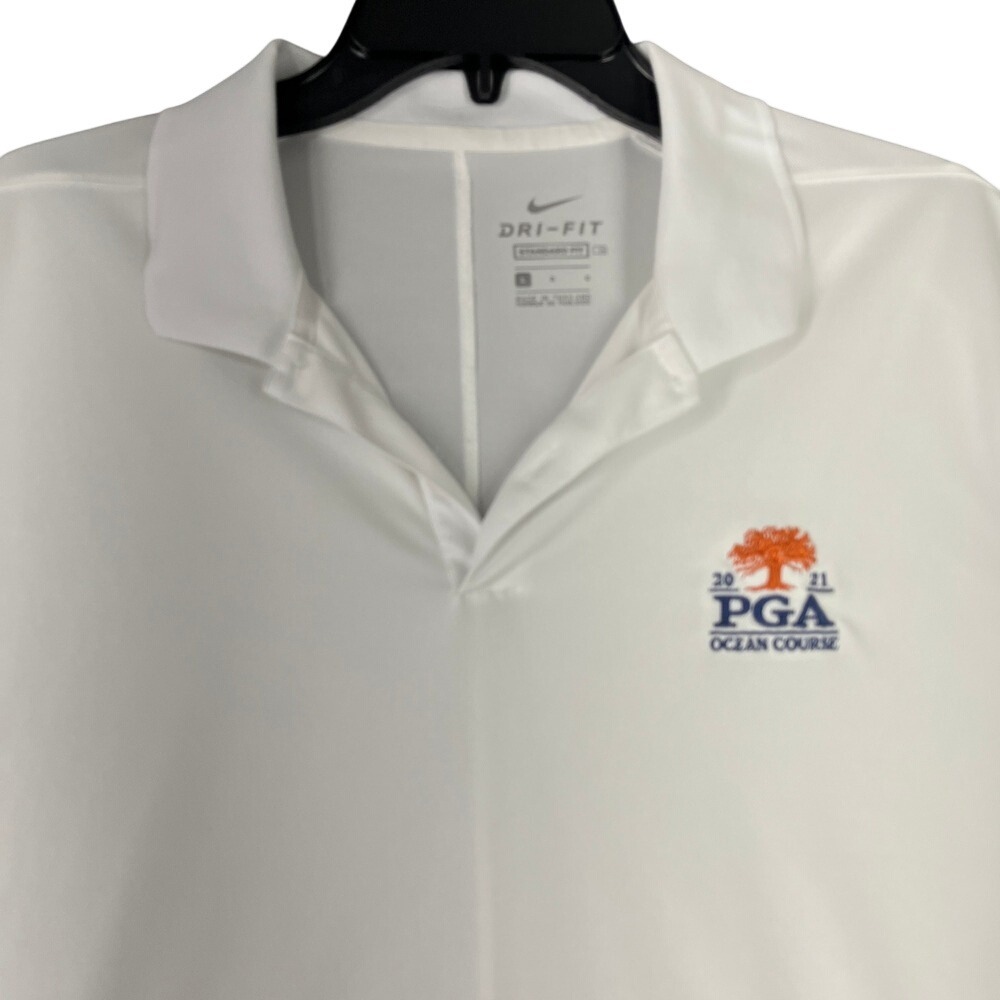 2021 PGA Kiawah Ocean Course Golf Shirt Nike‎ Mens L Dri Fit Polo Performance